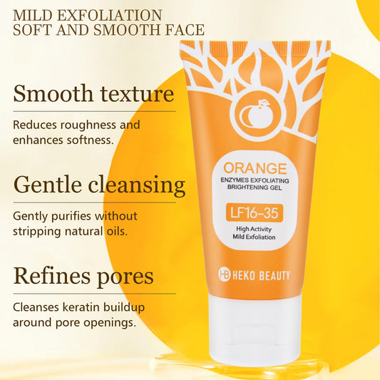 Orange Exfoliating and Brightening Skin Gel